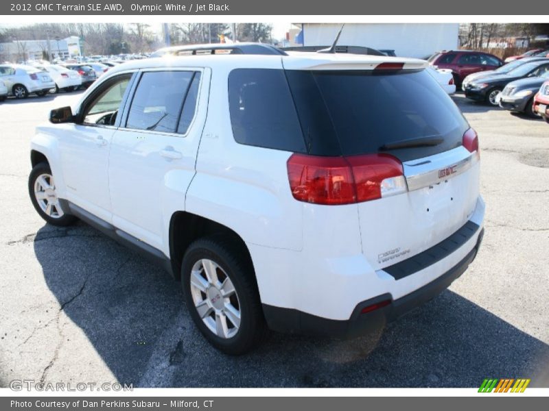 Olympic White / Jet Black 2012 GMC Terrain SLE AWD