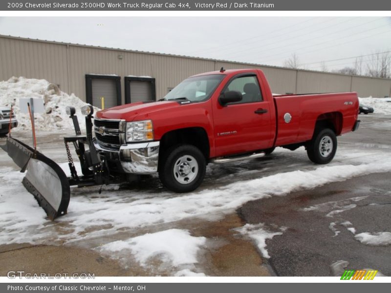  2009 Silverado 2500HD Work Truck Regular Cab 4x4 Victory Red