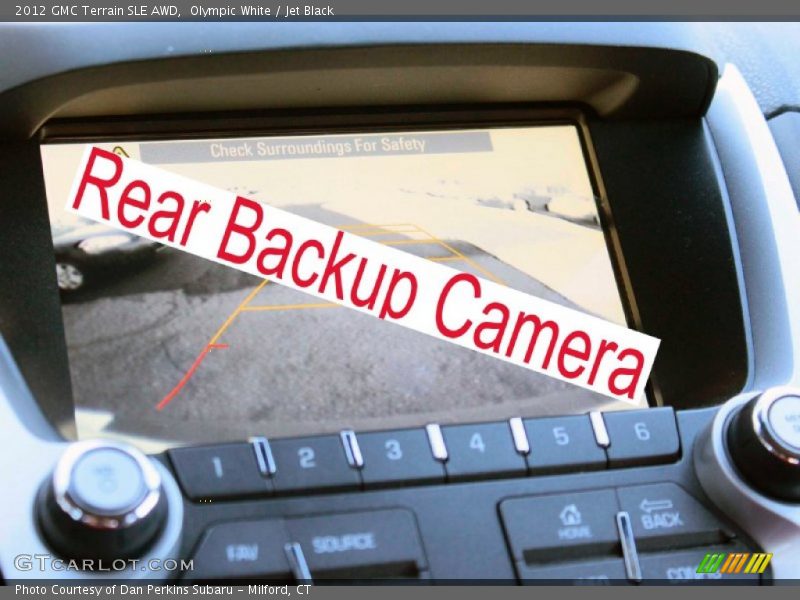 Olympic White / Jet Black 2012 GMC Terrain SLE AWD