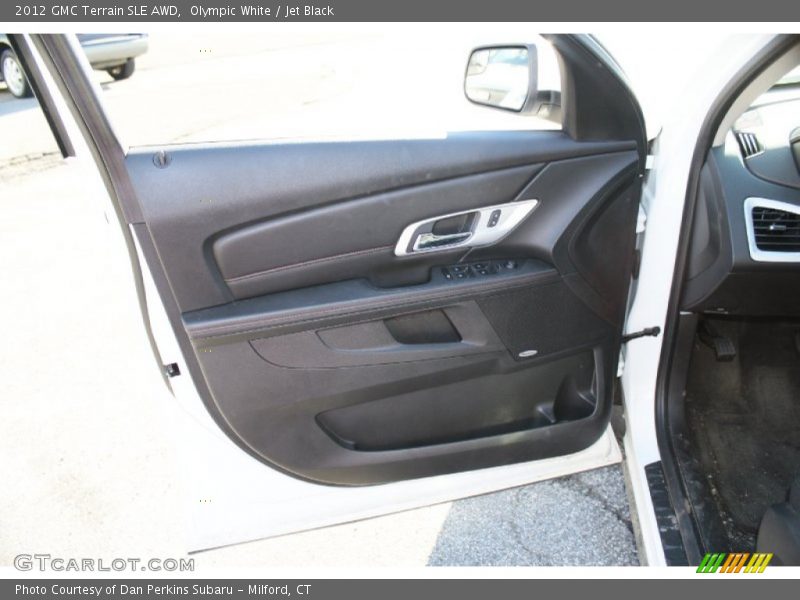 Olympic White / Jet Black 2012 GMC Terrain SLE AWD