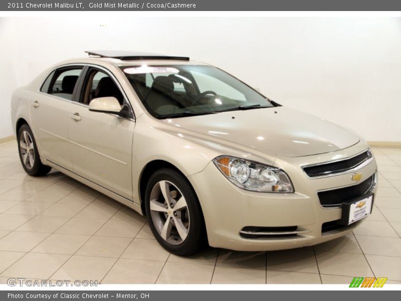 Gold Mist Metallic / Cocoa/Cashmere 2011 Chevrolet Malibu LT