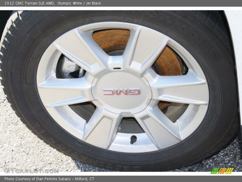 Olympic White / Jet Black 2012 GMC Terrain SLE AWD