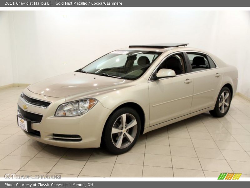 Gold Mist Metallic / Cocoa/Cashmere 2011 Chevrolet Malibu LT