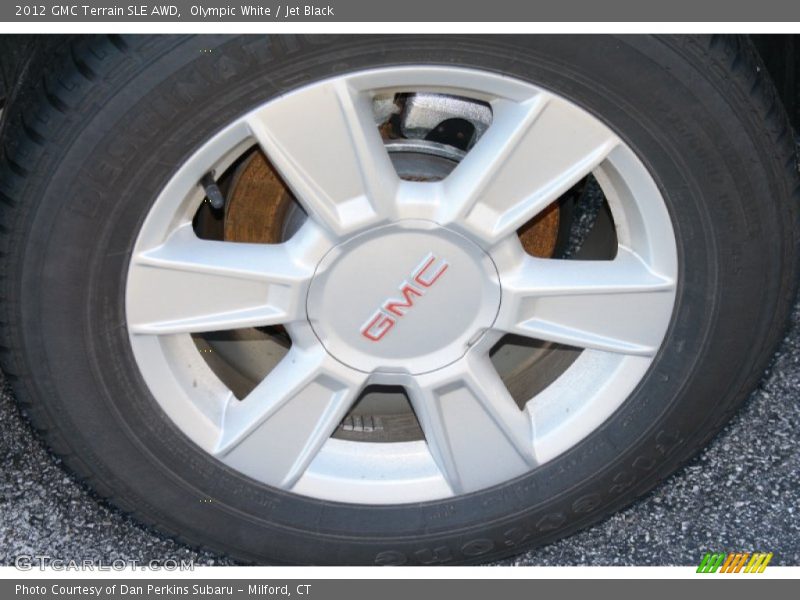 Olympic White / Jet Black 2012 GMC Terrain SLE AWD