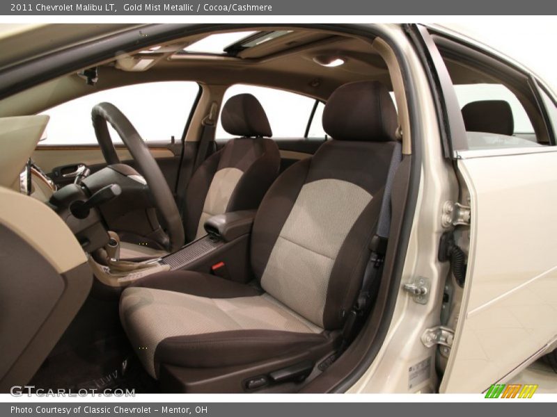 Gold Mist Metallic / Cocoa/Cashmere 2011 Chevrolet Malibu LT