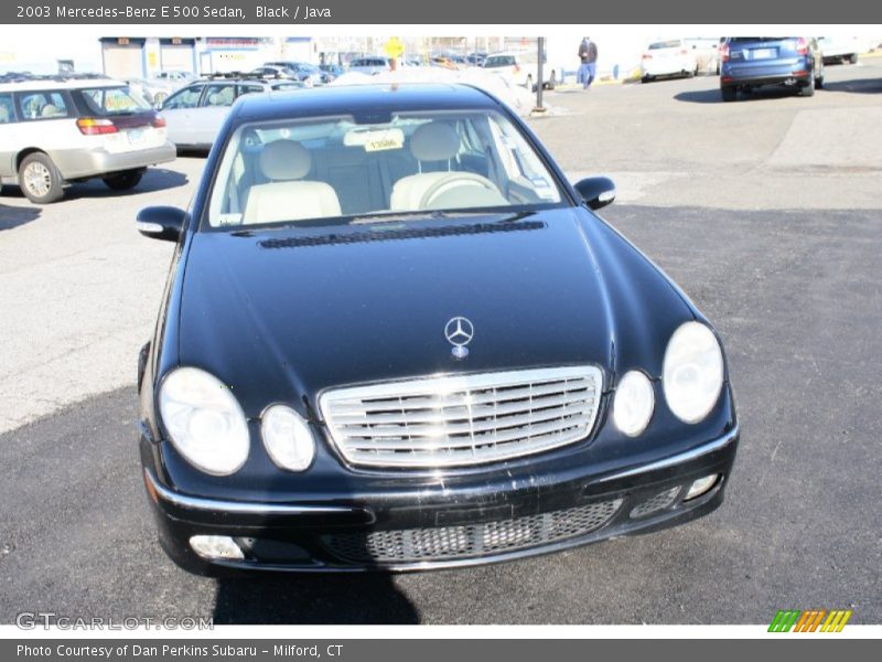 Black / Java 2003 Mercedes-Benz E 500 Sedan