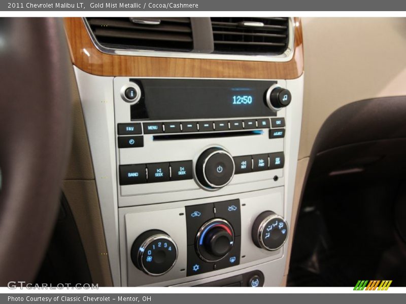 Gold Mist Metallic / Cocoa/Cashmere 2011 Chevrolet Malibu LT