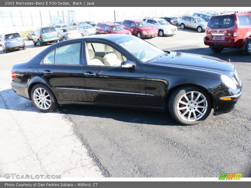 Black / Java 2003 Mercedes-Benz E 500 Sedan