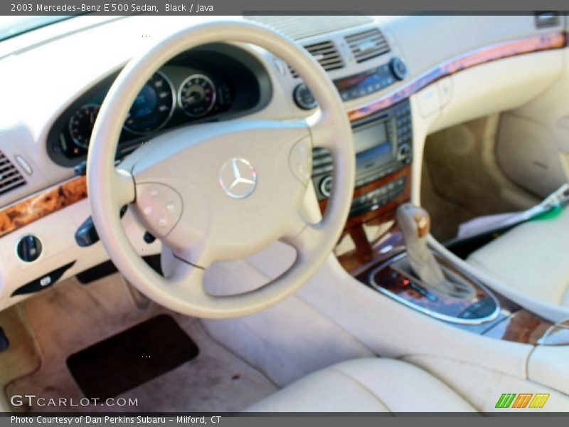 Black / Java 2003 Mercedes-Benz E 500 Sedan
