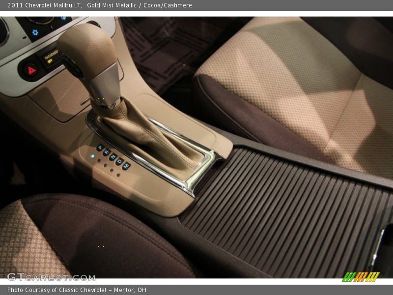 Gold Mist Metallic / Cocoa/Cashmere 2011 Chevrolet Malibu LT