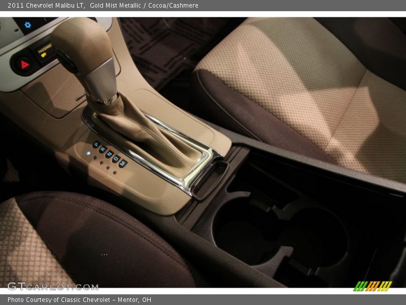Gold Mist Metallic / Cocoa/Cashmere 2011 Chevrolet Malibu LT