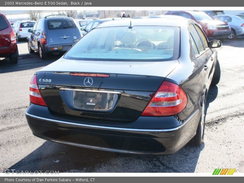 Black / Java 2003 Mercedes-Benz E 500 Sedan