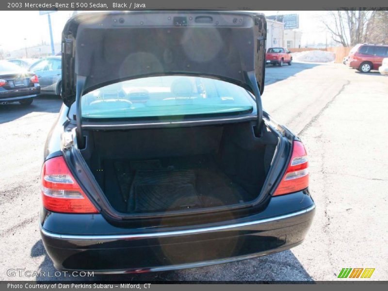 Black / Java 2003 Mercedes-Benz E 500 Sedan