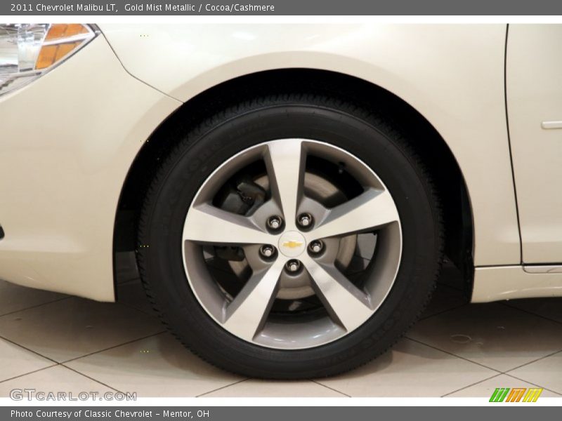 Gold Mist Metallic / Cocoa/Cashmere 2011 Chevrolet Malibu LT