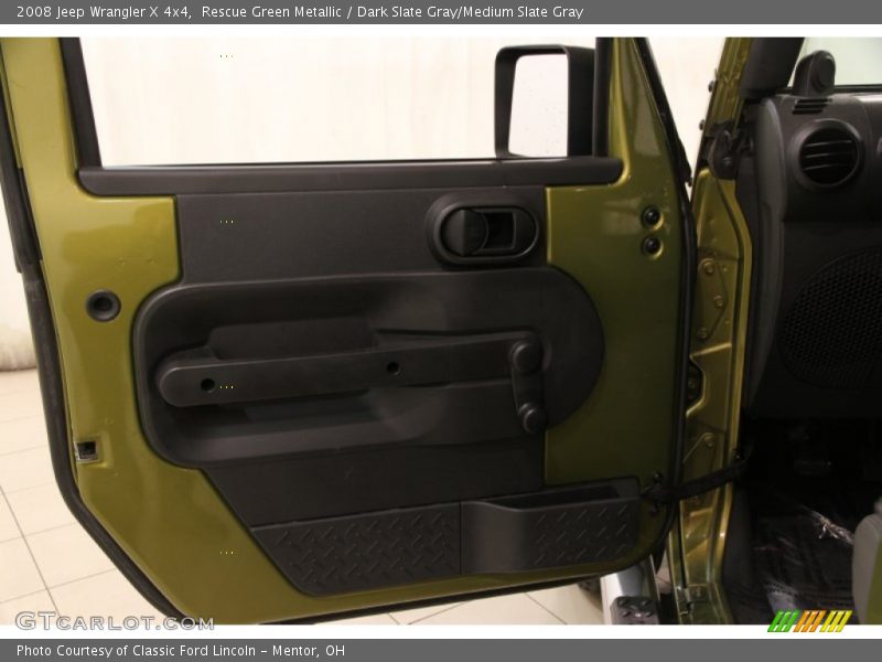 Rescue Green Metallic / Dark Slate Gray/Medium Slate Gray 2008 Jeep Wrangler X 4x4