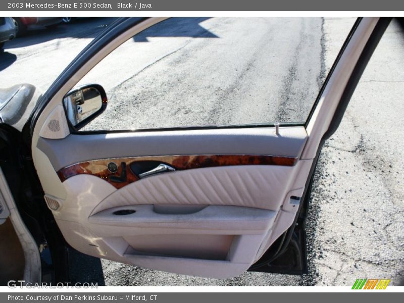 Black / Java 2003 Mercedes-Benz E 500 Sedan