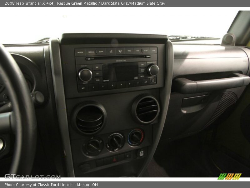 Rescue Green Metallic / Dark Slate Gray/Medium Slate Gray 2008 Jeep Wrangler X 4x4