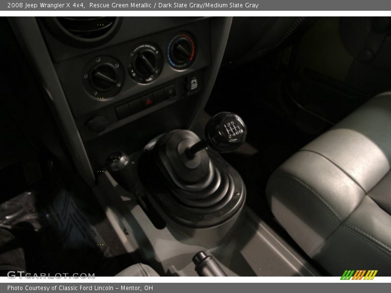 Rescue Green Metallic / Dark Slate Gray/Medium Slate Gray 2008 Jeep Wrangler X 4x4