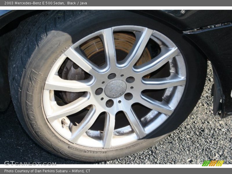 Black / Java 2003 Mercedes-Benz E 500 Sedan