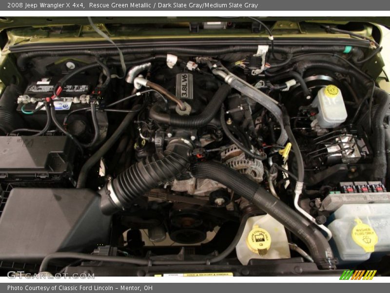 Rescue Green Metallic / Dark Slate Gray/Medium Slate Gray 2008 Jeep Wrangler X 4x4