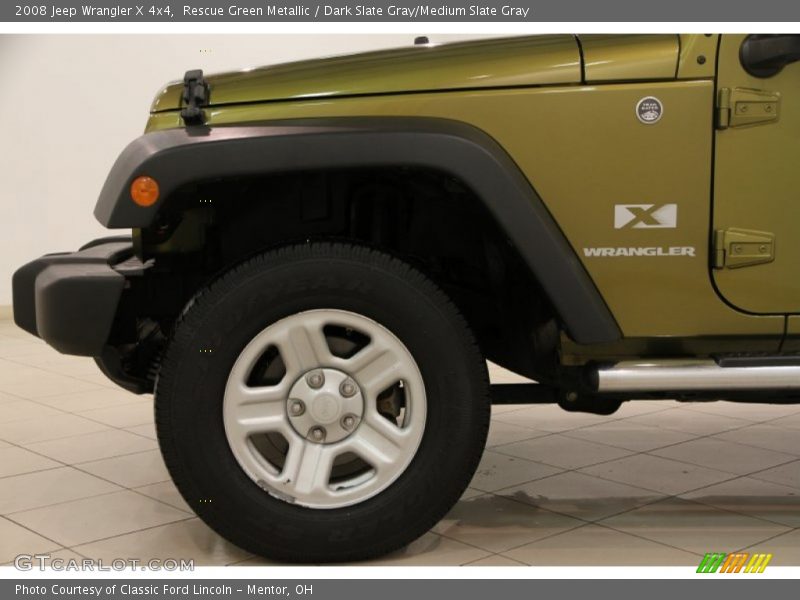 Rescue Green Metallic / Dark Slate Gray/Medium Slate Gray 2008 Jeep Wrangler X 4x4