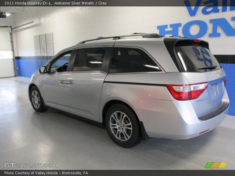 Alabaster Silver Metallic / Gray 2011 Honda Odyssey EX-L