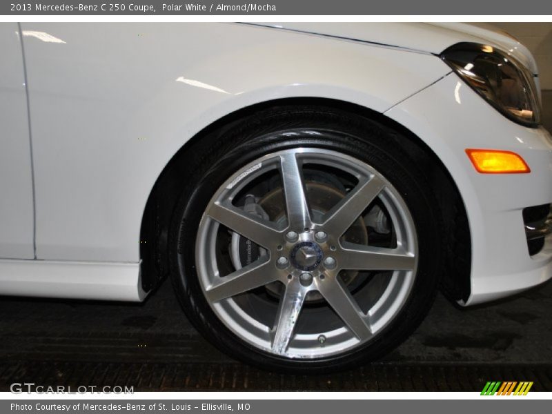 Polar White / Almond/Mocha 2013 Mercedes-Benz C 250 Coupe