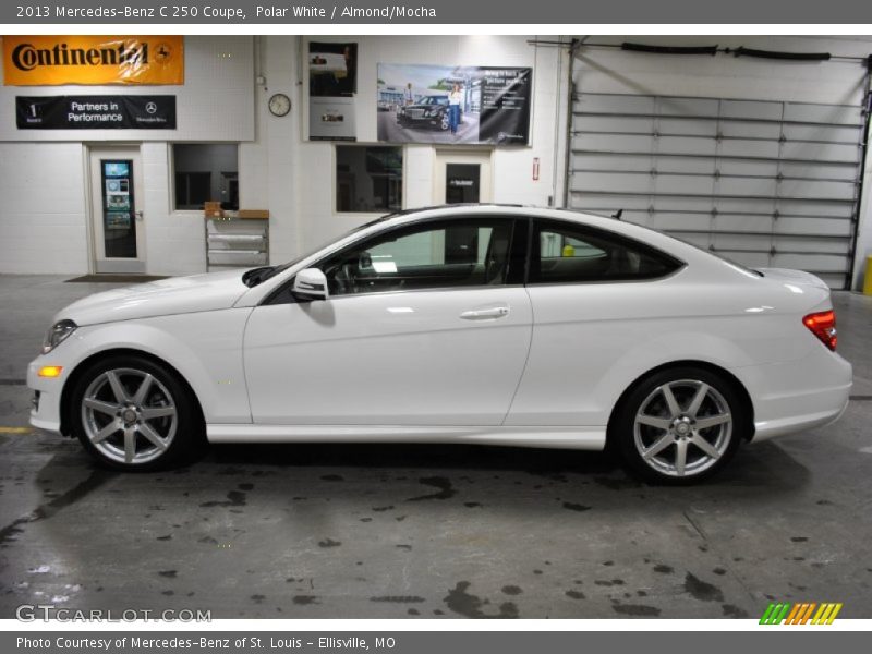 Polar White / Almond/Mocha 2013 Mercedes-Benz C 250 Coupe