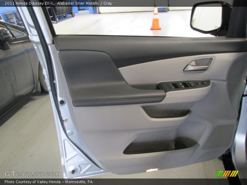Alabaster Silver Metallic / Gray 2011 Honda Odyssey EX-L