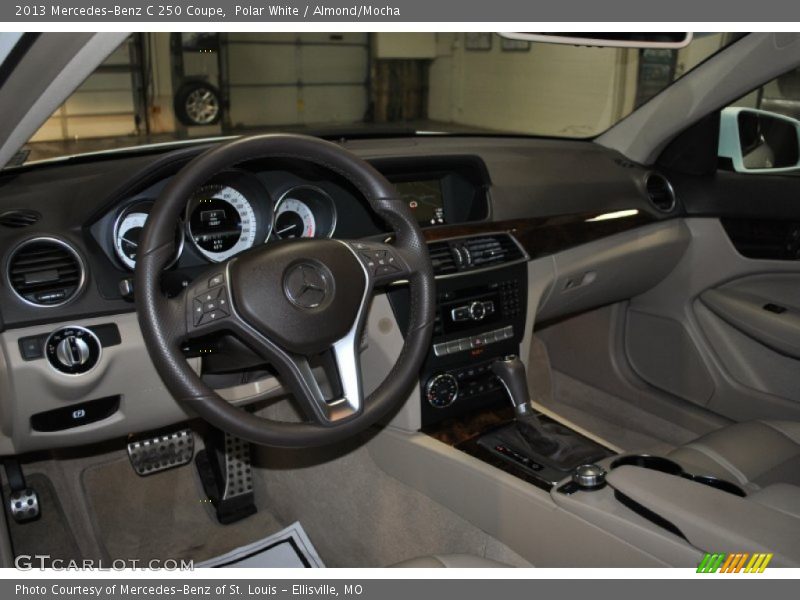Polar White / Almond/Mocha 2013 Mercedes-Benz C 250 Coupe