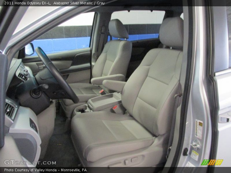 Alabaster Silver Metallic / Gray 2011 Honda Odyssey EX-L