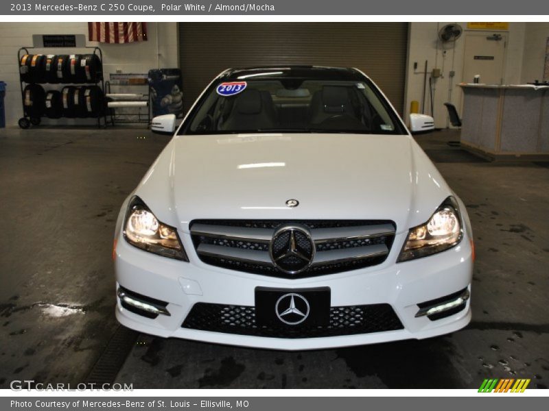 Polar White / Almond/Mocha 2013 Mercedes-Benz C 250 Coupe