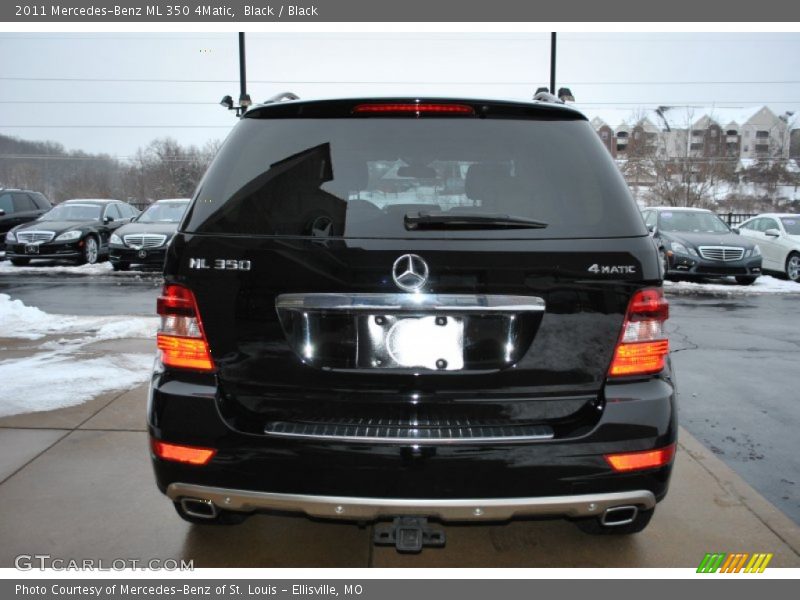 Black / Black 2011 Mercedes-Benz ML 350 4Matic