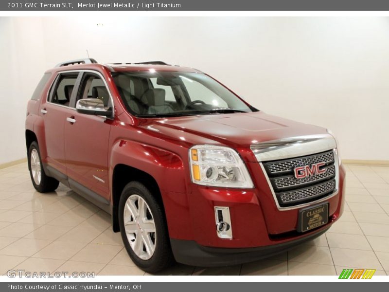 Merlot Jewel Metallic / Light Titanium 2011 GMC Terrain SLT