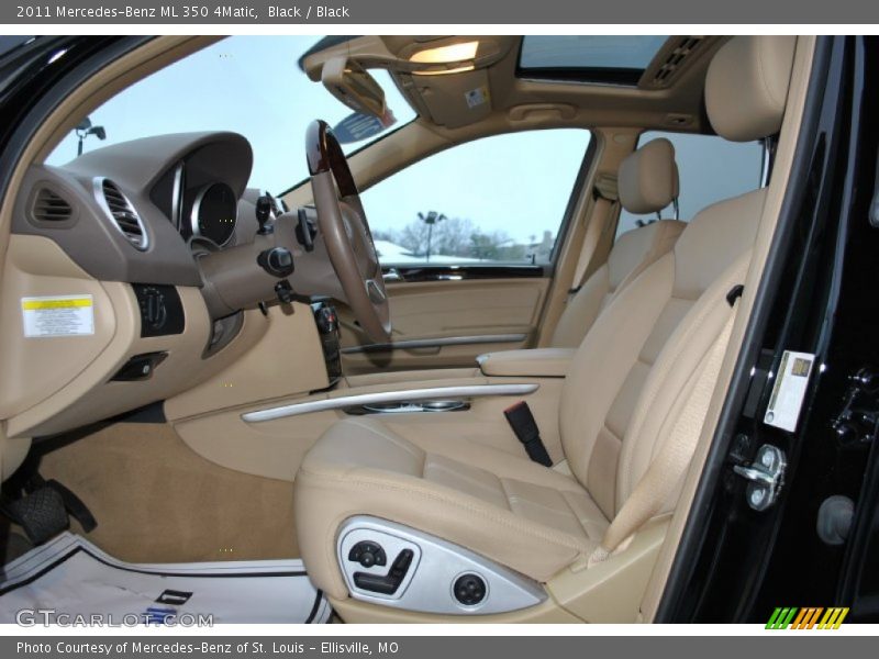 Black / Black 2011 Mercedes-Benz ML 350 4Matic