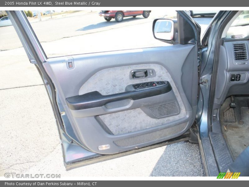 Steel Blue Metallic / Gray 2005 Honda Pilot LX 4WD