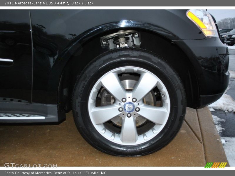 Black / Black 2011 Mercedes-Benz ML 350 4Matic