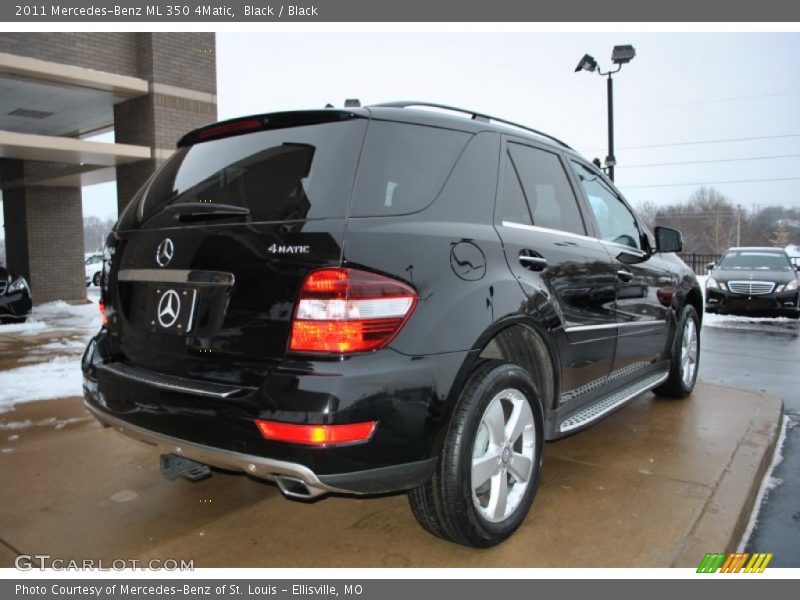 Black / Black 2011 Mercedes-Benz ML 350 4Matic