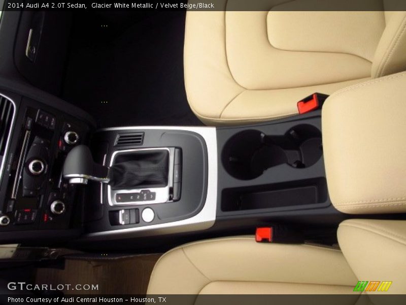 Glacier White Metallic / Velvet Beige/Black 2014 Audi A4 2.0T Sedan
