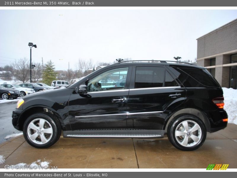 Black / Black 2011 Mercedes-Benz ML 350 4Matic