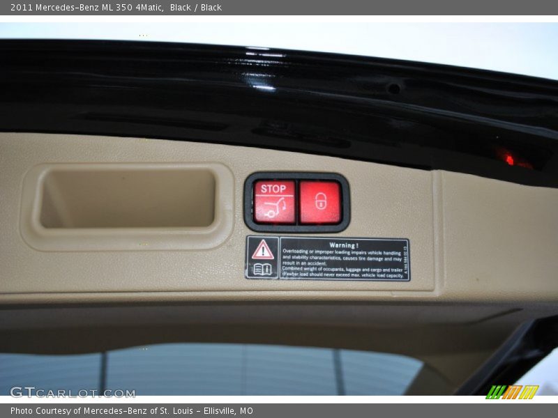 Black / Black 2011 Mercedes-Benz ML 350 4Matic