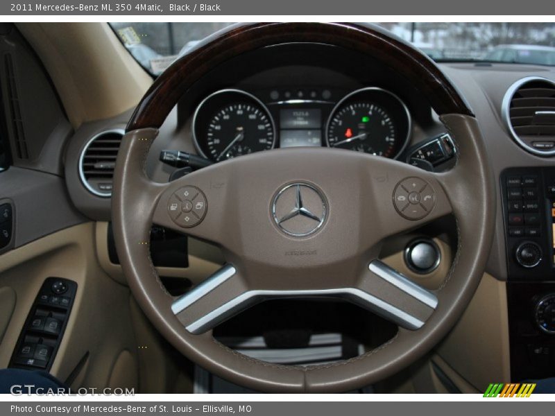 Black / Black 2011 Mercedes-Benz ML 350 4Matic