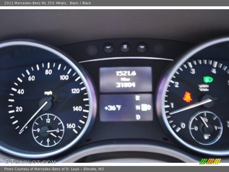 Black / Black 2011 Mercedes-Benz ML 350 4Matic