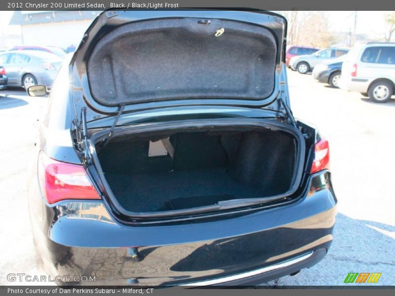 Black / Black/Light Frost 2012 Chrysler 200 Limited Sedan