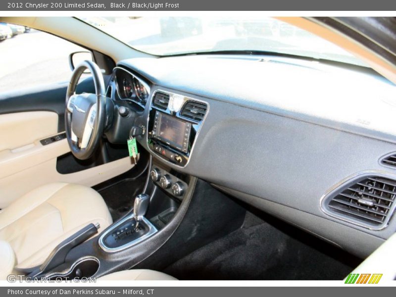 Black / Black/Light Frost 2012 Chrysler 200 Limited Sedan