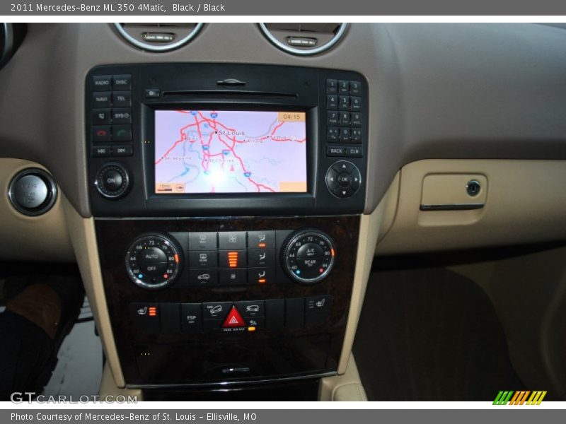 Black / Black 2011 Mercedes-Benz ML 350 4Matic