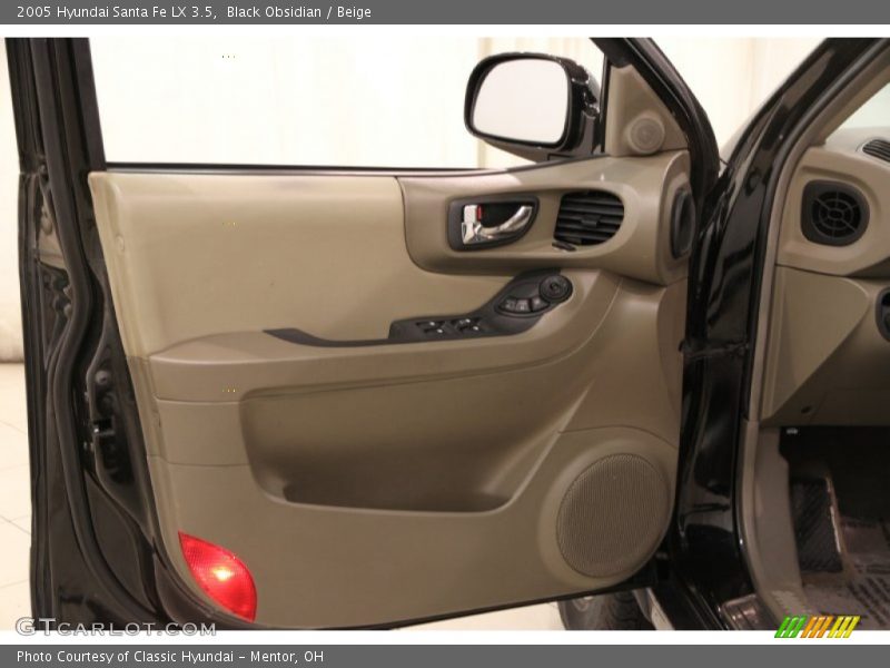 Black Obsidian / Beige 2005 Hyundai Santa Fe LX 3.5