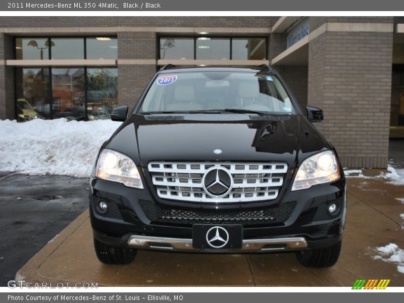 Black / Black 2011 Mercedes-Benz ML 350 4Matic