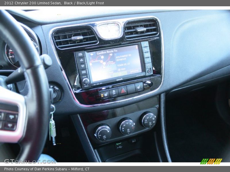 Black / Black/Light Frost 2012 Chrysler 200 Limited Sedan