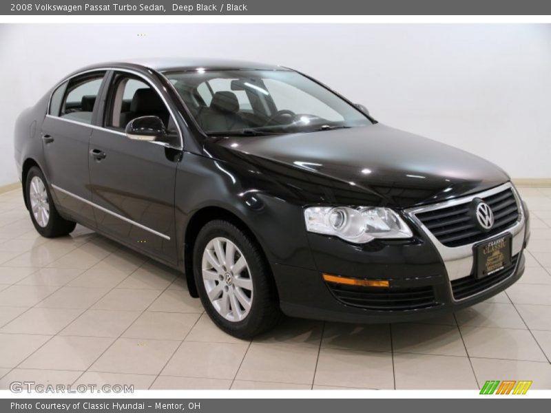 Deep Black / Black 2008 Volkswagen Passat Turbo Sedan